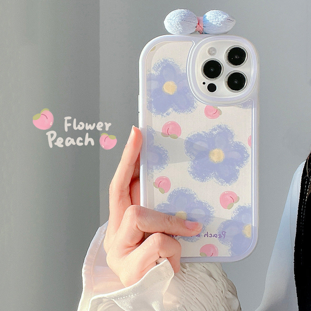 Fashionable Floral Full Coverage Phone Case for Women