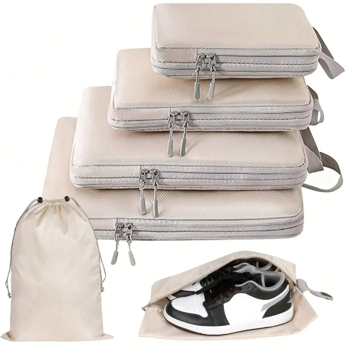 Compressible Travel Packing Cubes