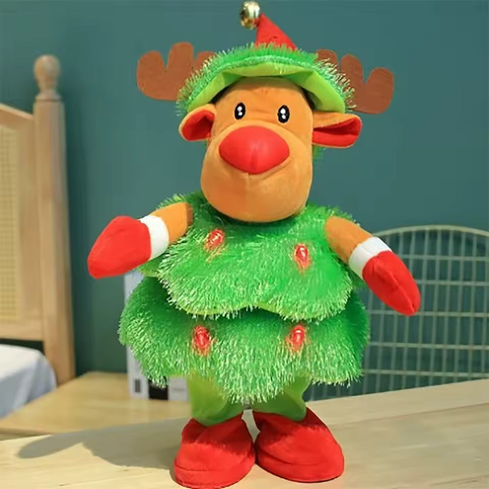 Electric Christmas Tree Plush Toy