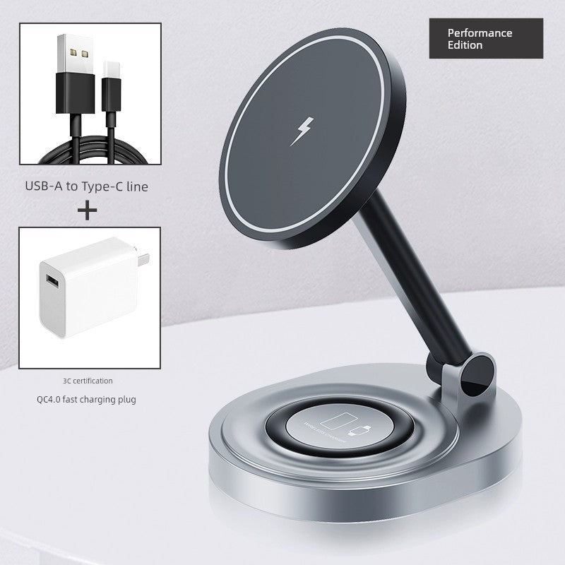 Folding Magnetic Wireless Charger 2-in-1