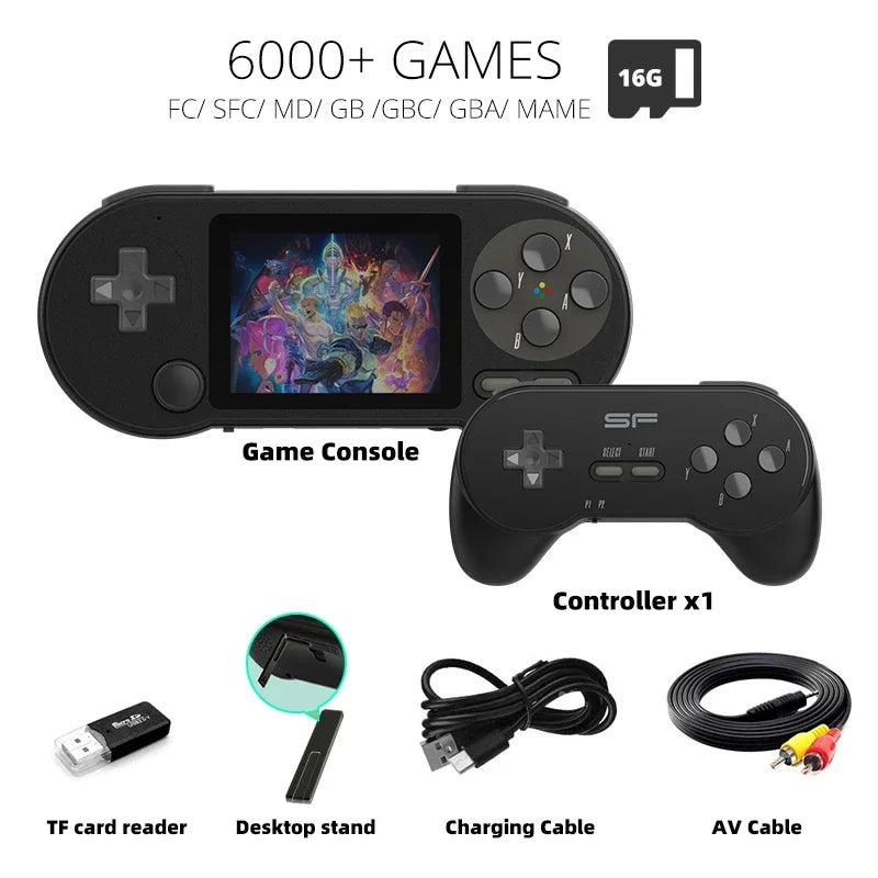 Portable Handheld Game Console | Preloaded Retro Kids Games