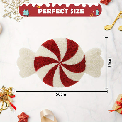 Christmas Pillows, Candy Cane Pillow, Candy Cane