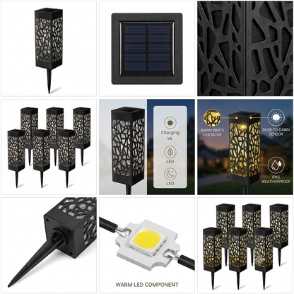 Solar Powered Waterproof Vintage Garden Light