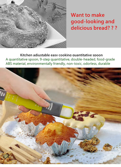Adjustable Measuring Spoon | Double-Headed Gram & ML Scale