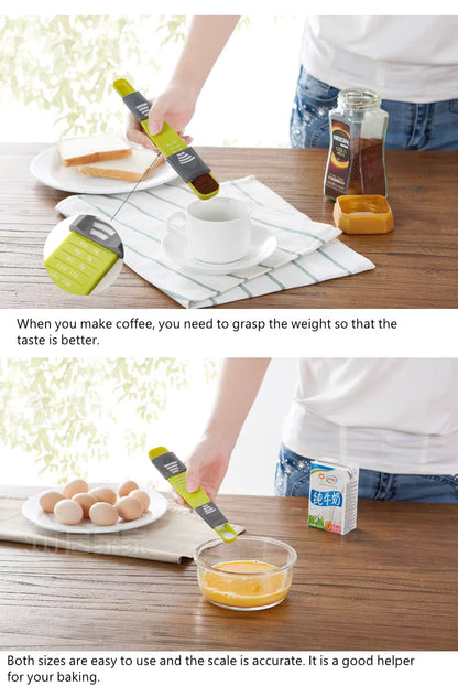 Adjustable Measuring Spoon | Double-Headed Gram & ML Scale