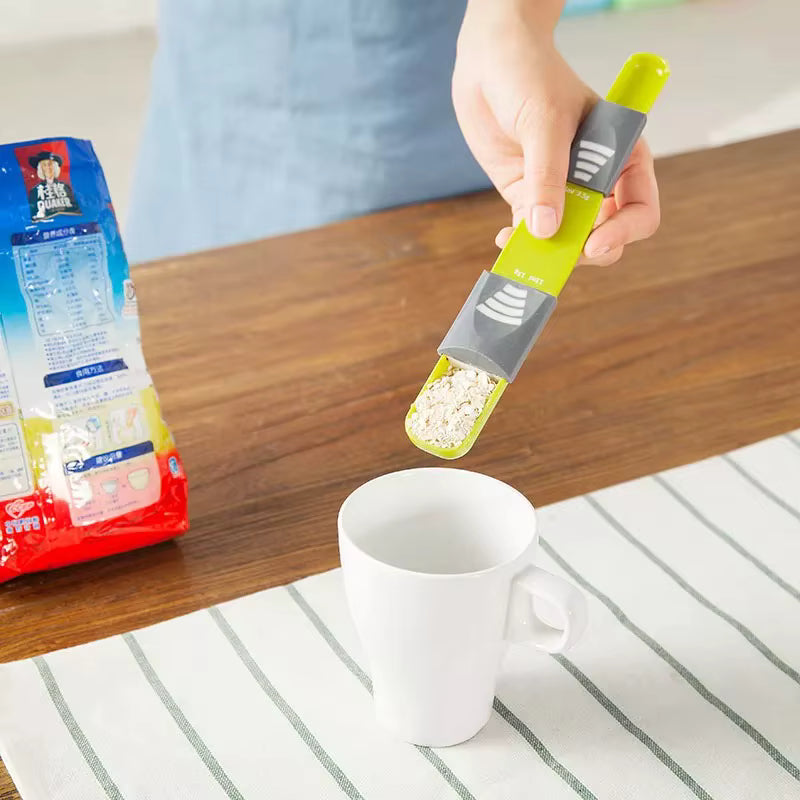 Adjustable Measuring Spoon | Double-Headed Gram & ML Scale