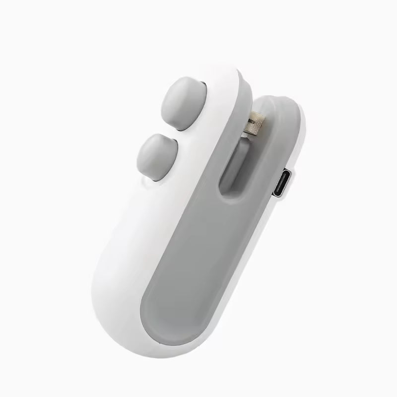 2-in-1 Mini Bag Sealer & Cutter | USB Rechargeable