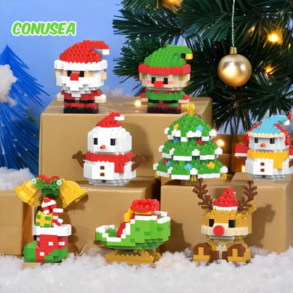 Christmas Gifts Micro Building Block Decoration Toys