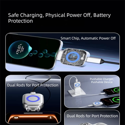 Auto Power Cut Off Type-C Charging Adapter