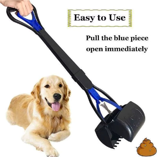 Heavy Duty Dog Pooper Scooper | Jaw Clamp Pet Waste Picker
