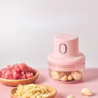 Mini Electric Garlic Chopper Food Processor