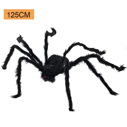 Giant Black Spider Halloween Decor | Outdoor Yard Prop