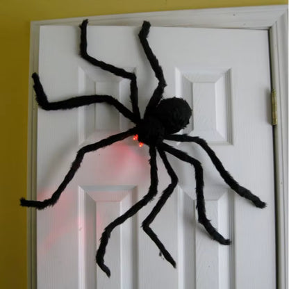 Giant Black Spider Halloween Decor | Outdoor Yard Prop
