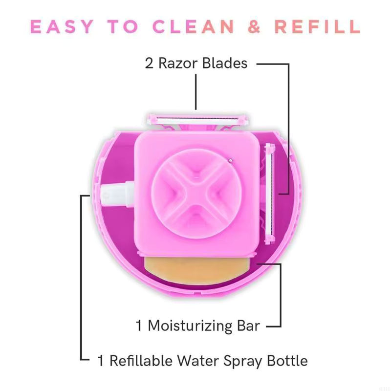 3-in-1 Portable Women's Shave Razor & Water Spritzer