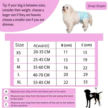 Reusable Female Dog Diapers | Washable Pet Sanitary Pants
