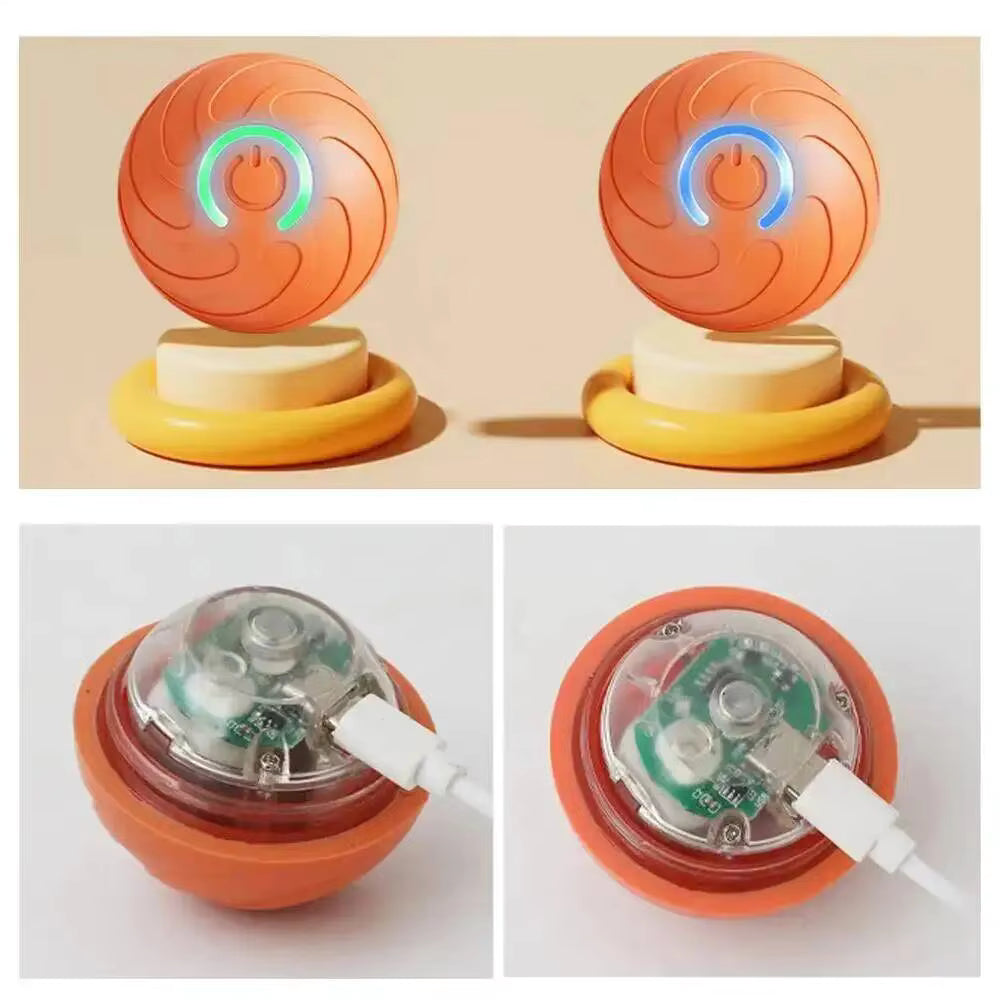 Smart Moving Pet Ball | USB Rechargeable Interactive Toy