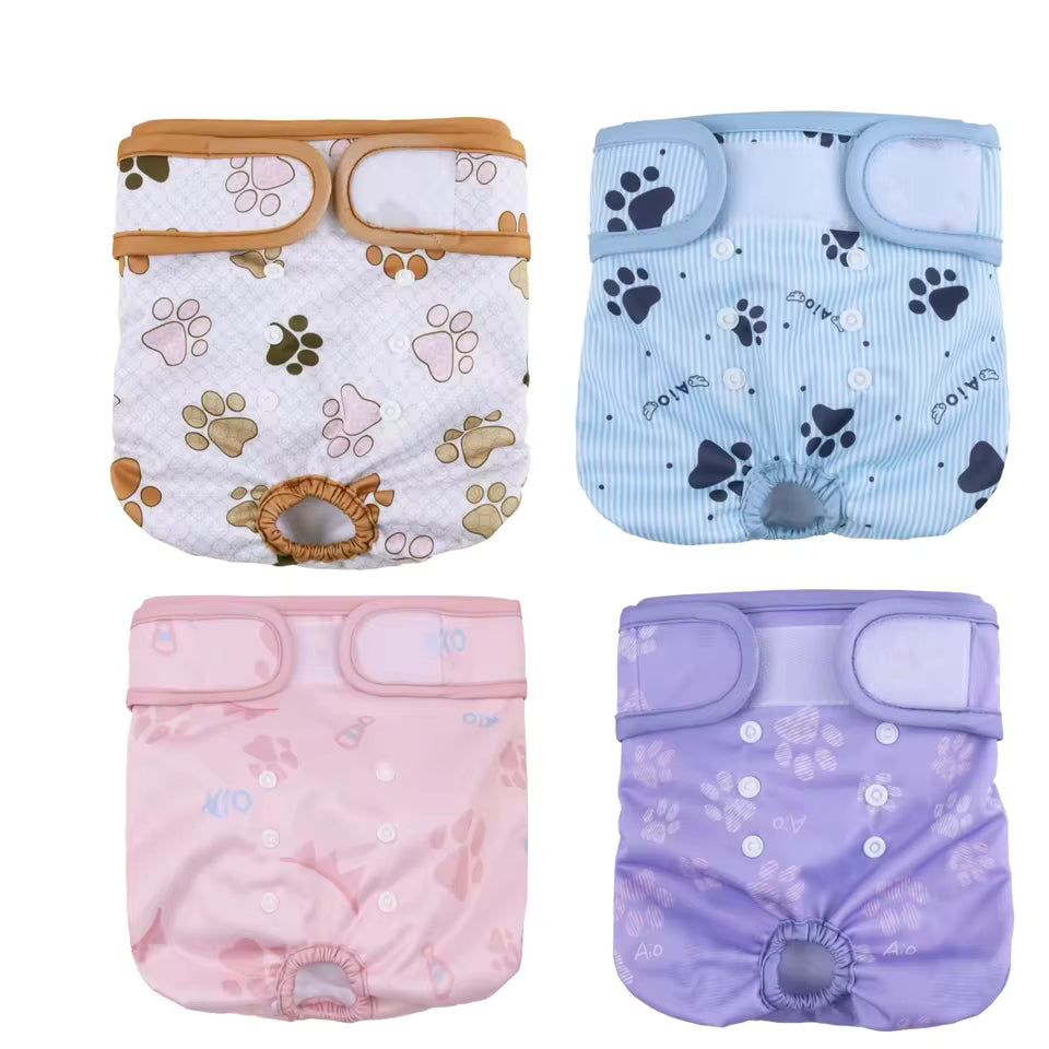 Reusable Female Dog Diapers | Washable Pet Sanitary Pants