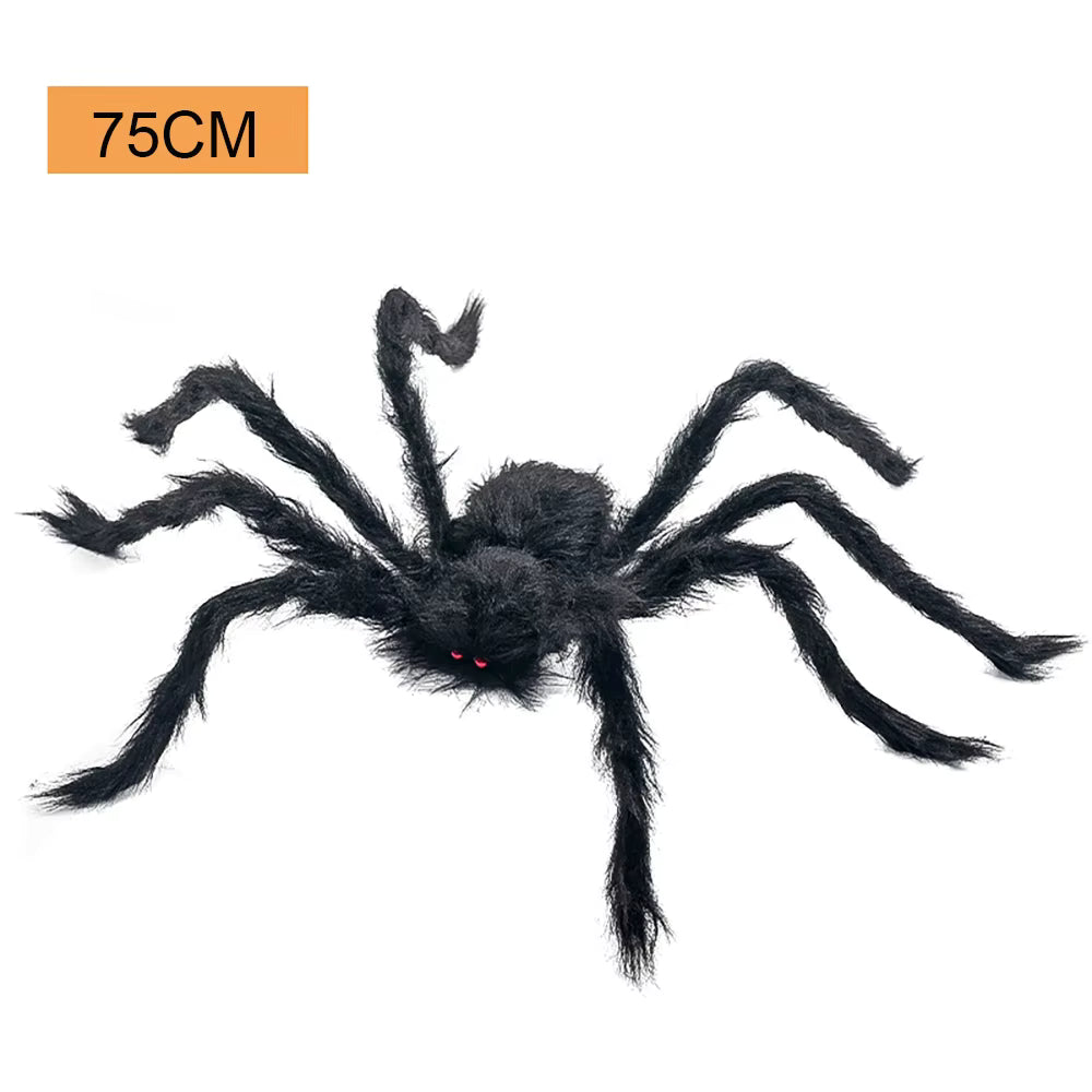 Giant Black Spider Halloween Decor | Outdoor Yard Prop