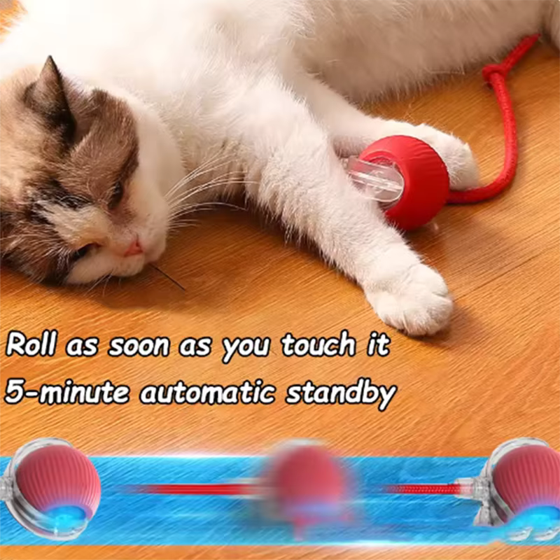 Intelligent Interactive Pet Ball | Smart Motion Cat Toy