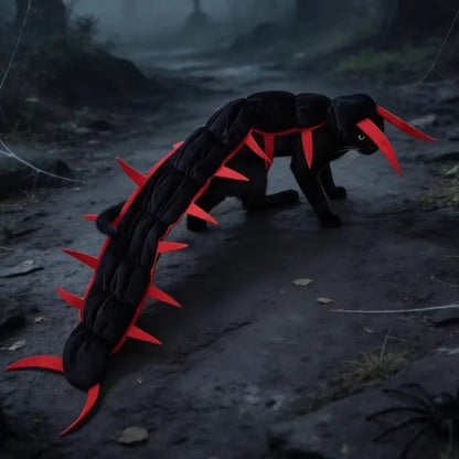 Centipede Cat Costume Halloween | 50-Inch Spooky Pet Cloak