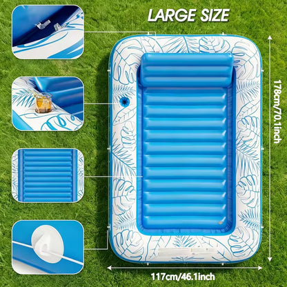 Spacious Inflatable Floating Bed & Camping Air Mattress