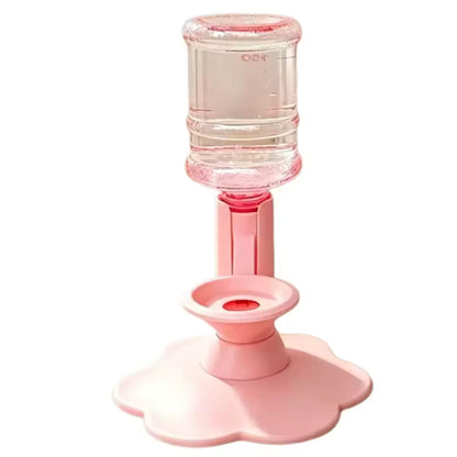 Elevated Gravity Cat Water Dispenser & Adjustable Feeder Stand