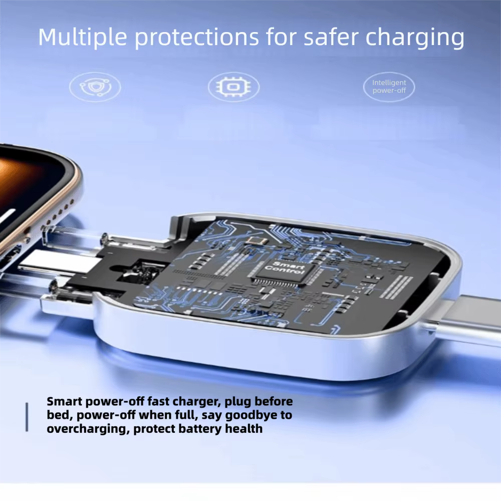 Auto Power Cut Off Type-C Charging Adapter