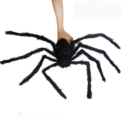 Giant Black Spider Halloween Decor | Outdoor Yard Prop