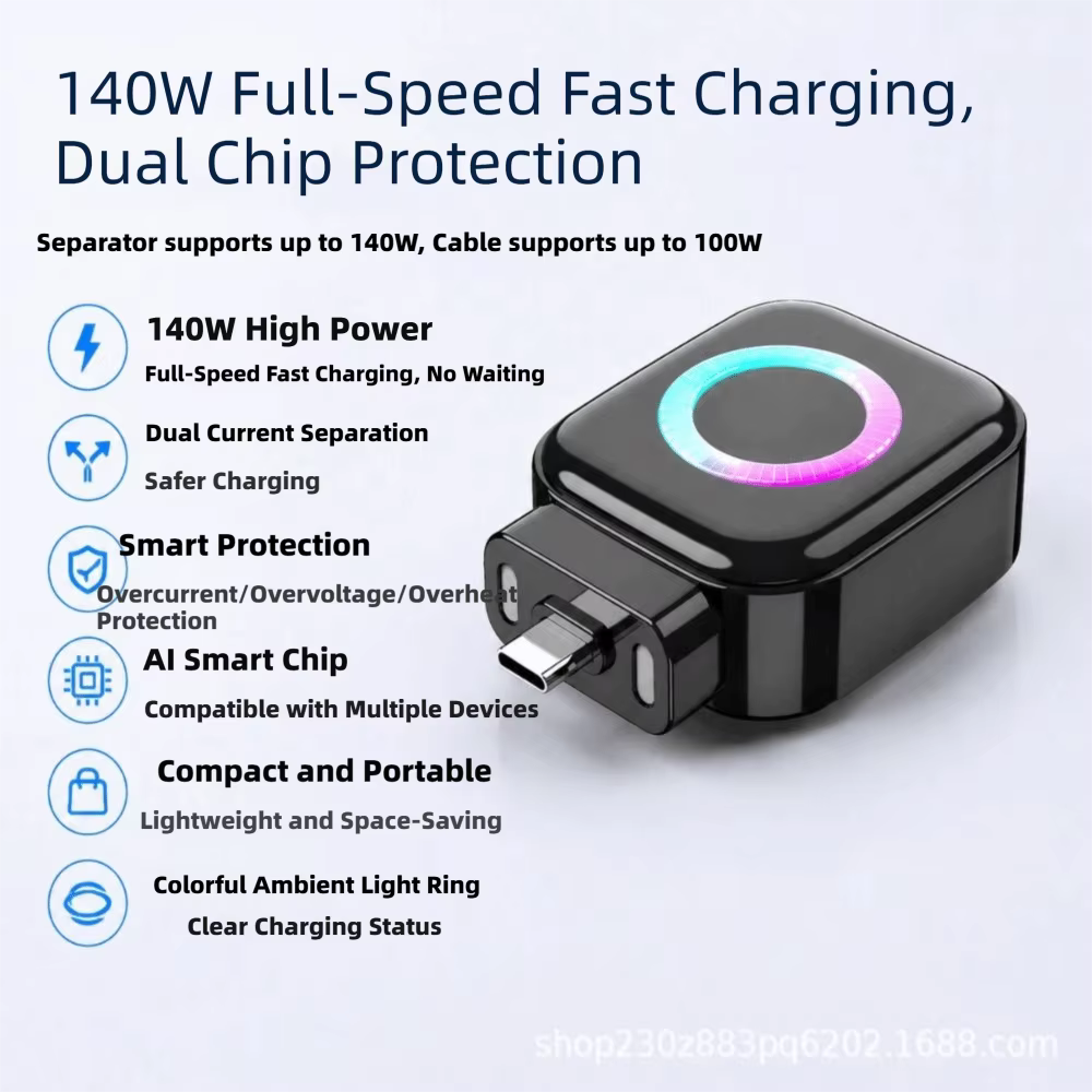 Auto Power Cut Off Type-C Charging Adapter