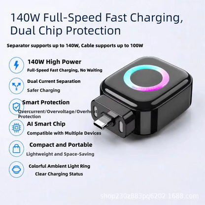 Auto Power Cut Off Type-C Charging Adapter