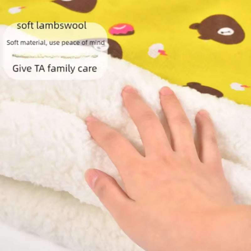 Soft Cuddly Cat Sleeping Bag | Fluffy Warm Pet Pocket Bed