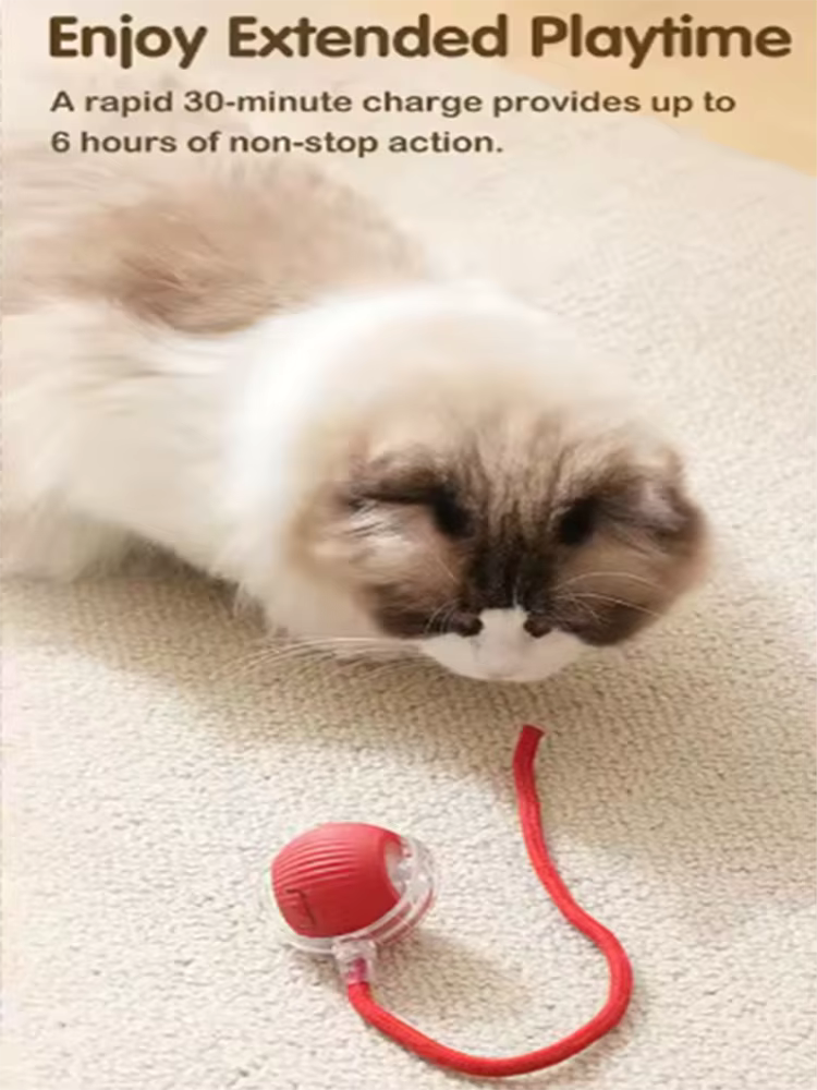 Intelligent Interactive Pet Ball | Smart Motion Cat Toy