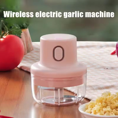 Mini Electric Garlic Chopper Food Processor