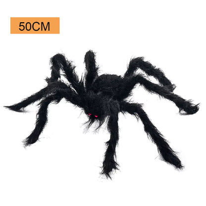 Giant Black Spider Halloween Decor | Outdoor Yard Prop