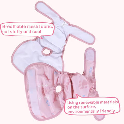 Reusable Female Dog Diapers | Washable Pet Sanitary Pants