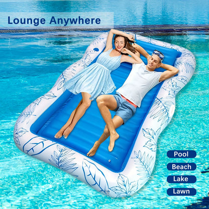 Spacious Inflatable Floating Bed & Camping Air Mattress