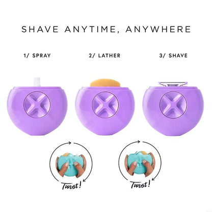 3-in-1 Portable Women's Shave Razor & Water Spritzer