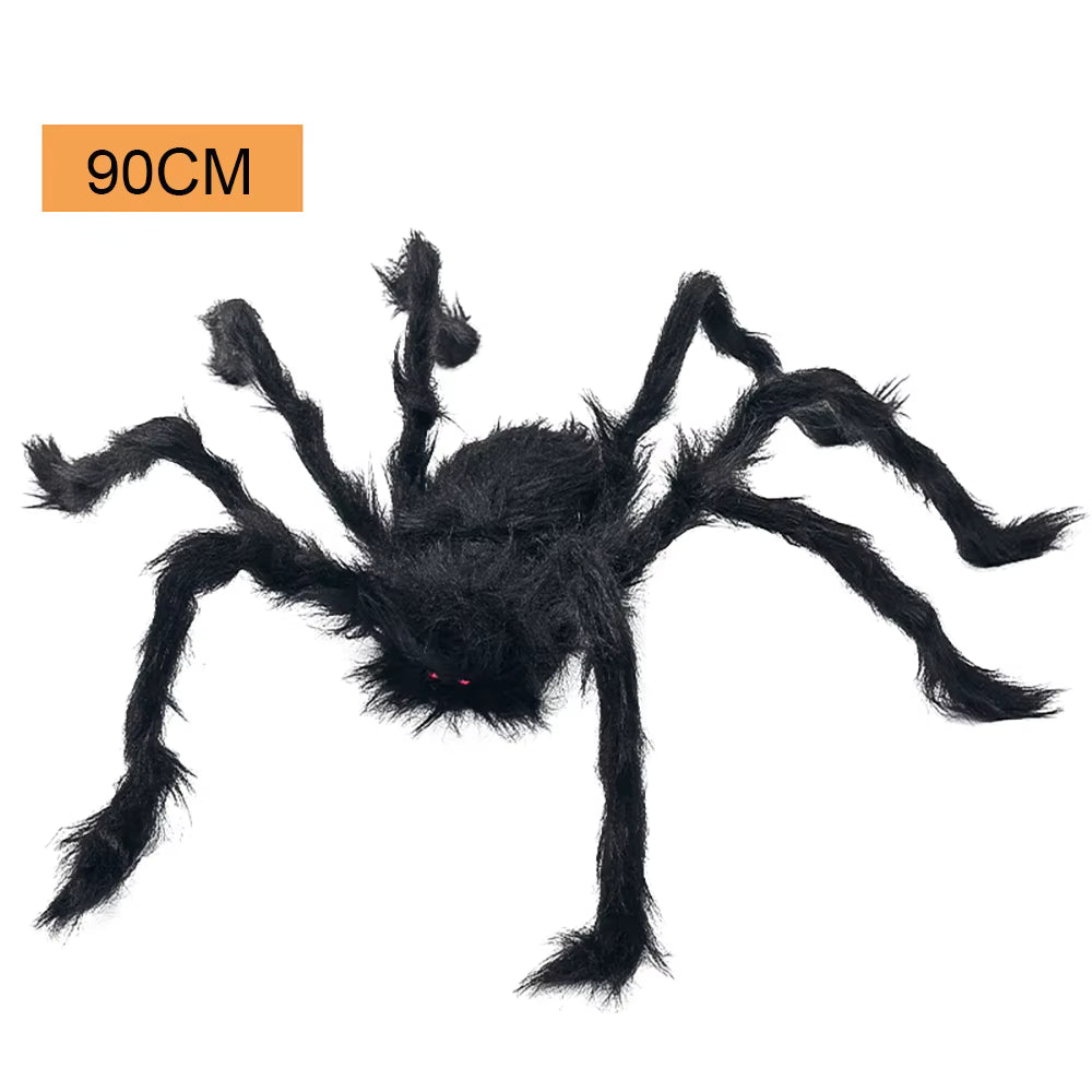Giant Black Spider Halloween Decor | Outdoor Yard Prop