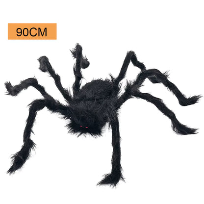 Giant Black Spider Halloween Decor | Outdoor Yard Prop