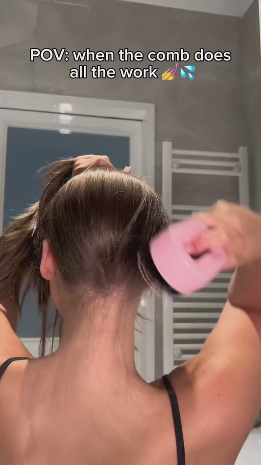 2-in-1 Mist Spraying Detangling Hair Brush & Scalp Massager